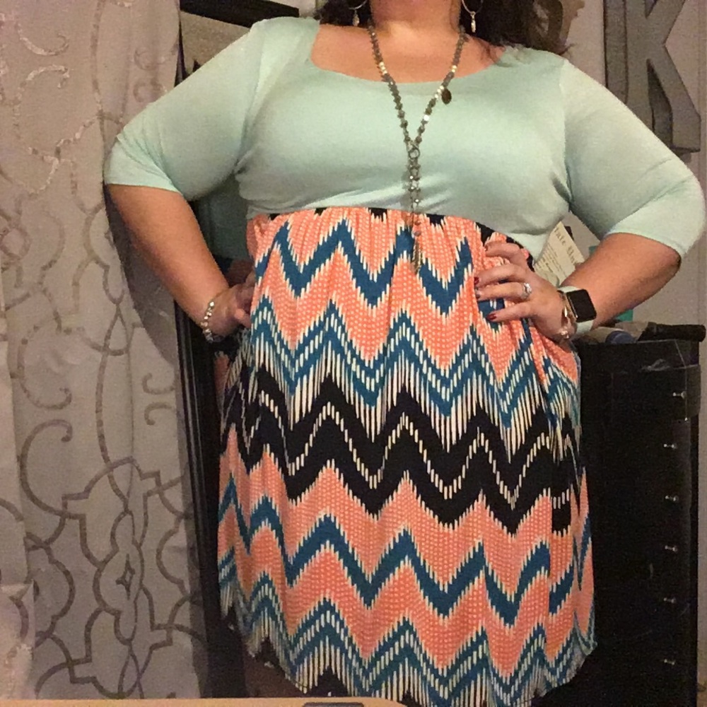 Aqua dress